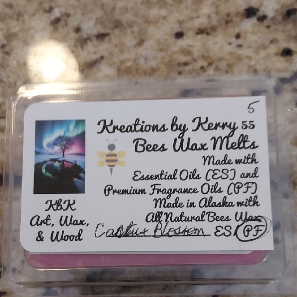 Cactus Blossom Bees Wax Melts - Non-Toxic and Clean Burning